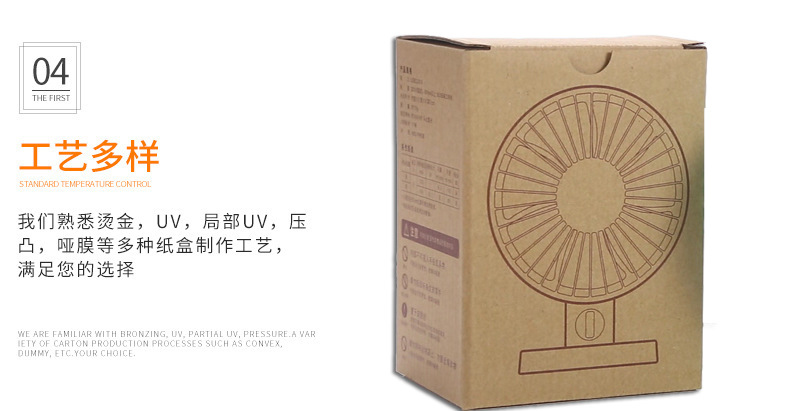 風扇包裝紙盒